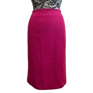 Talbots Pink Pencil Skirt Knee-Length Work